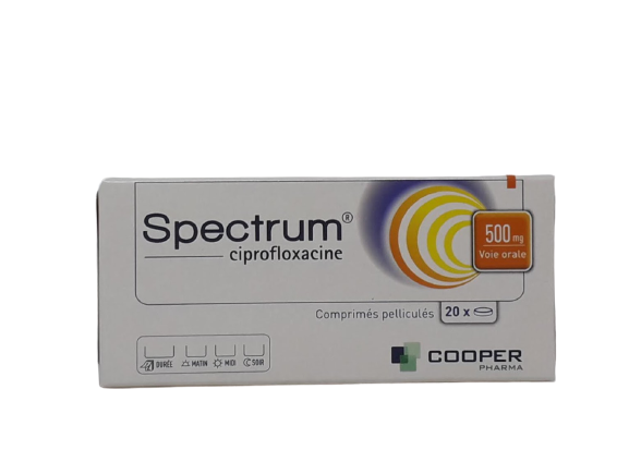 SPECTRUM 500MG BOITE DE 20 COMPRIMES SECABLES