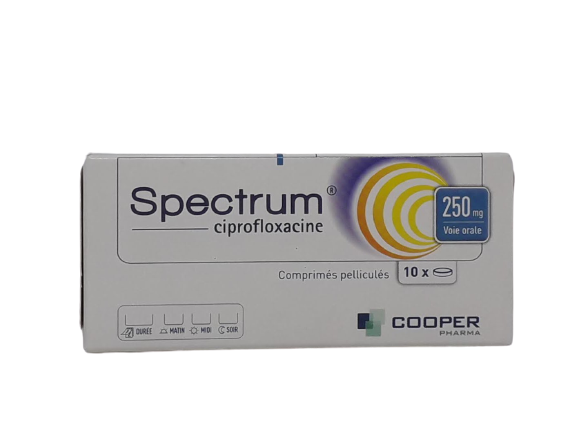 SPECTRUM 250MG BOITE DE 10 COMPRIMES