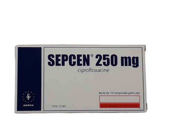SEPCEN 250MG BOITE DE 10 COMPRIMES