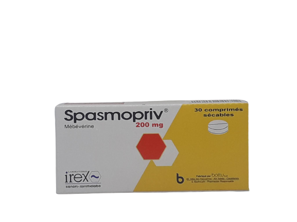 SPASMOPRIV 200MG BOITE DE 30 COMPRIMES