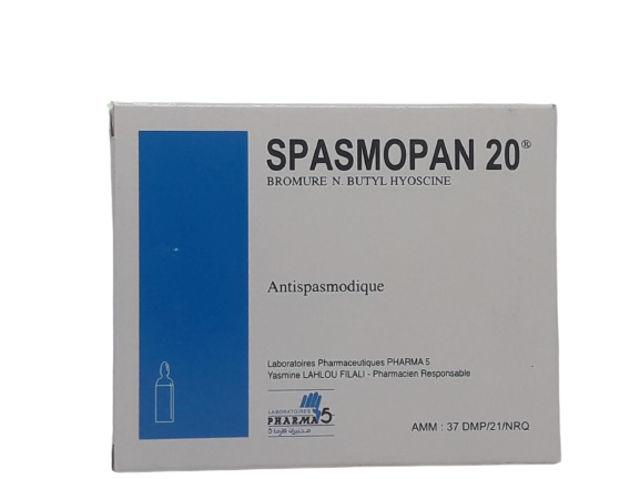 SPASMOPAN 20MG BOITE DE 1 INJECTABLE