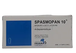 SPASMOPAN 10MG BOITE DE 6 SUPPOSITOIRES