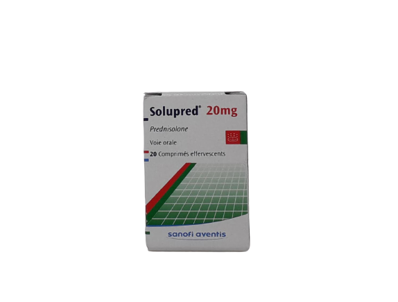 SOLUPRED 20MG BOITE DE 20 COMPRIMES