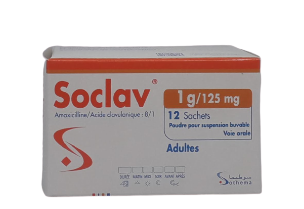 SOCLAV 1G BOITE DE 12 SACHETS ADULTES