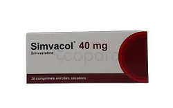 SIMVACOL 40MG BOITE DE 28 COMPRIMES