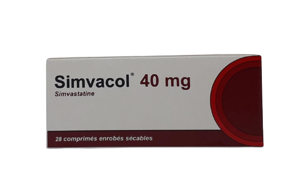 SIMVACOL 40MG BOITE DE 28 COMPRIMES
