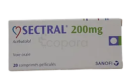 SECTRAL 200MG BOITE DE 20 COMPRIMES