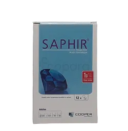 SAPHIR 1G/125MG BOITE DE 12 SACHETS