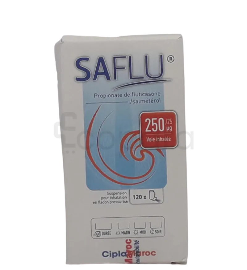 SAFLU 250µG/25µG 120 DOSES AEROSOL