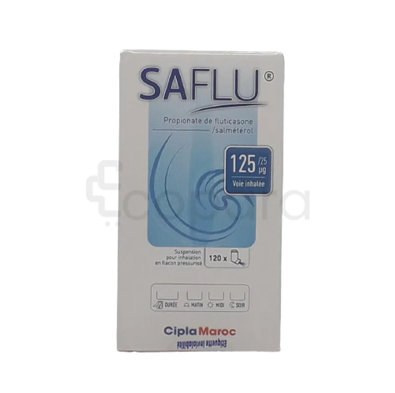 SAFLU 125µG/25µG 120 DOSES AEROSOL