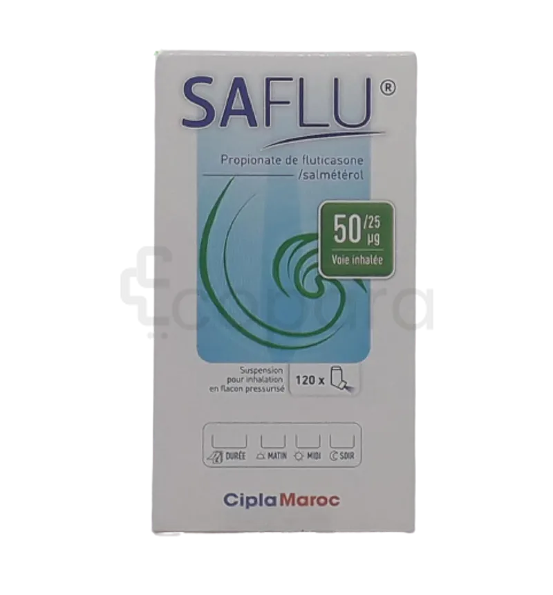 SAFLU 50µG/25µG 120 DOSES AEROSOL
