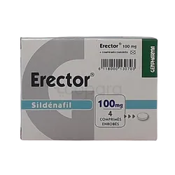 ERECTOR 100MG BOITE DE 4 COMPRIMES