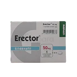 ERECTOR 50MG BOITE DE 4 COMPRIMES