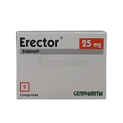 ERECTOR 25MG BOITE DE 2 COMPRIMES