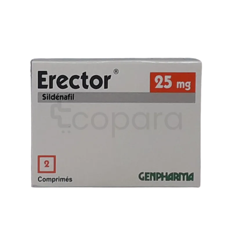 ERECTOR 25MG BOITE DE 2 COMPRIMES