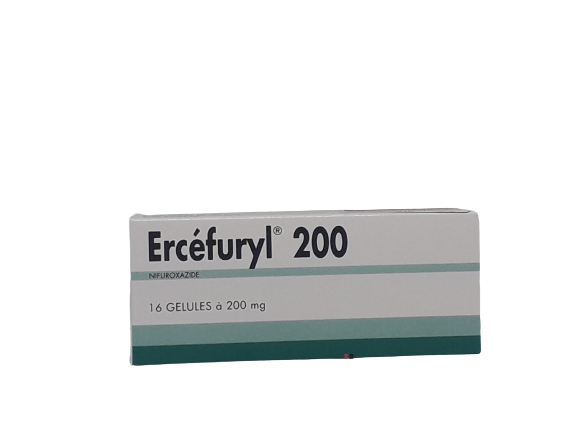 ERCEFURYL 200MG BOITE DE 16 GELULES