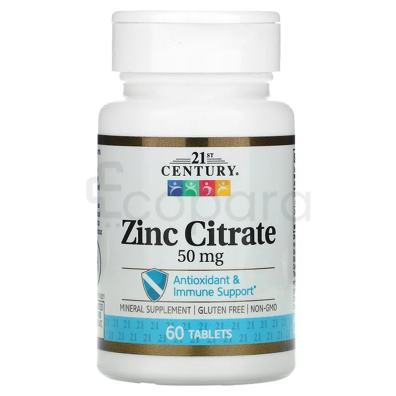 NATURAL FACTORS ZINC CITRATE 50MG BOITE DE 60 COMPRIMES