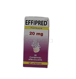 EFFIPRED 20MG BOITE DE 20 COMPRIMES EFFERVESCENTS