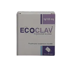 ECOCLAV 1G/125MG BOITE DE 16 SACHETS