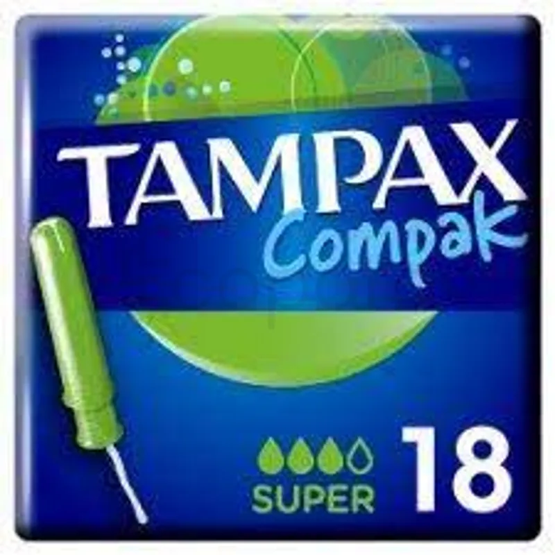 TAMPAX COMPAX COMPAK SUPER BOITE DE 18