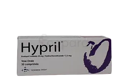 HYPRIL 20MG/12.5MG BOITE DE 30 COMPRIMES SECABLES
