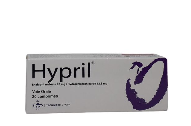 HYPRIL 20MG/12.5MG BOITE DE 30 COMPRIMES SECABLES