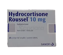 HYDROCORTISONE ROUSSEL 10MG BOITE DE 25 COMPRIMES