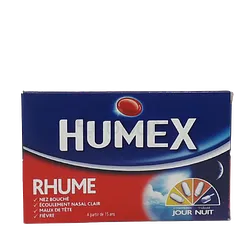 HUMEX RHUME JOUR ET NUIT BOITE DE 12 COMPRIMES + 4 GELULES