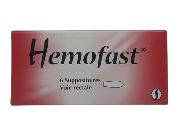 HEMOFAST BOITE DE 6 SUPPOSITOIRES