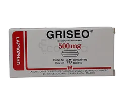 GRISEO 500MG BOITE DE 16 COMPRIMES