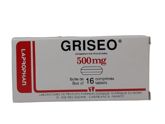 GRISEO 500MG BOITE DE 16 COMPRIMES