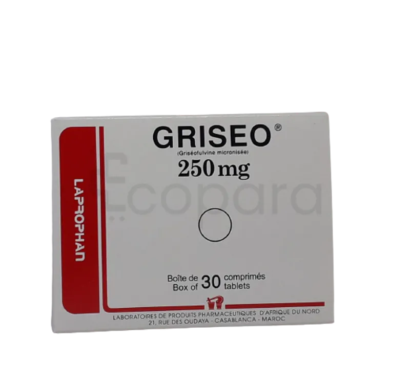 GRISEO 250MG BOITE DE 30 COMPRIMES