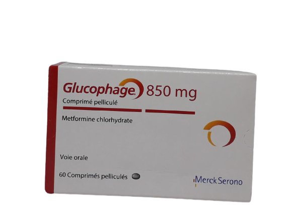 GLUCOPHAGE 850MG BOITE DE 60 COMPRIMES GM