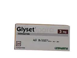 GLYSET 3MG BOITE DE 30 COMPRIMES