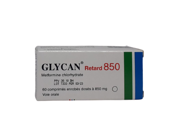 GLYCAN 850MG BOITE DE 60 COMPRIMES
