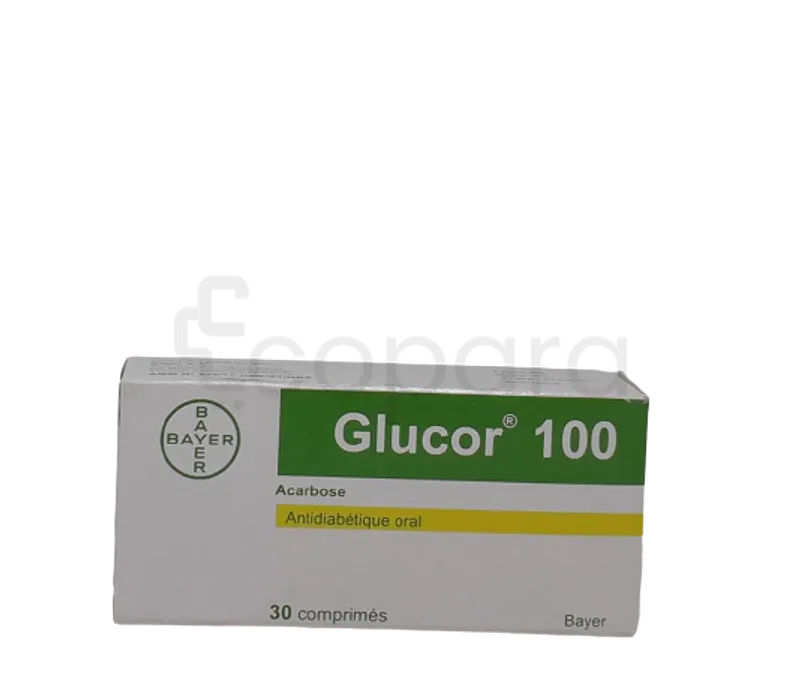 GLUCOR 100MG BOITE DE 30 COMPRIMES