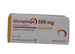 GLUCOPHAGE 500MG BOITE DE 50 COMPRIMES
