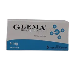 GLEMA 4MG BOITE DE 30 COMPRIMES