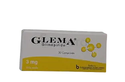 GLEMA 3MG BOITE DE 30 COMPRIMES
