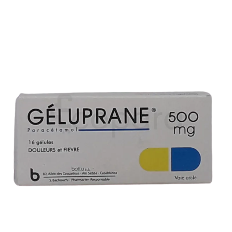 GELUPRANE 500MG BOITE DE 16 GELULES