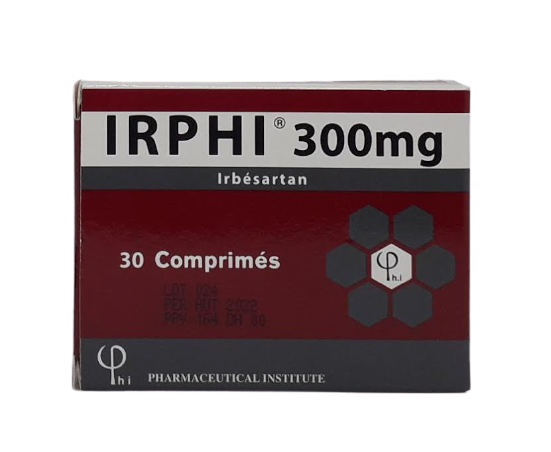 IRPHI PLUS 300MG/12.5MG BOITE DE 30 COMPRIMES
