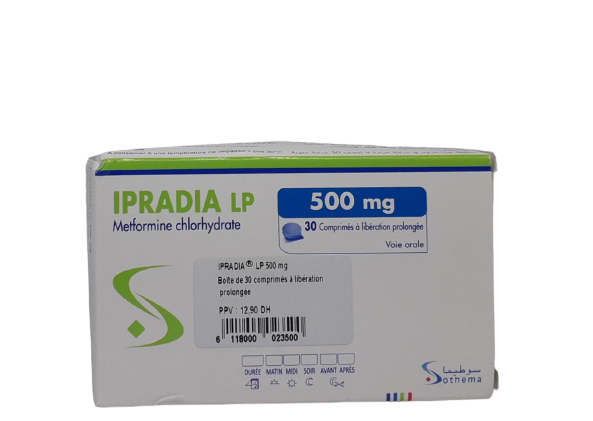 IPRADIA LP 500MG BOITE DE 30 COMPRIMES