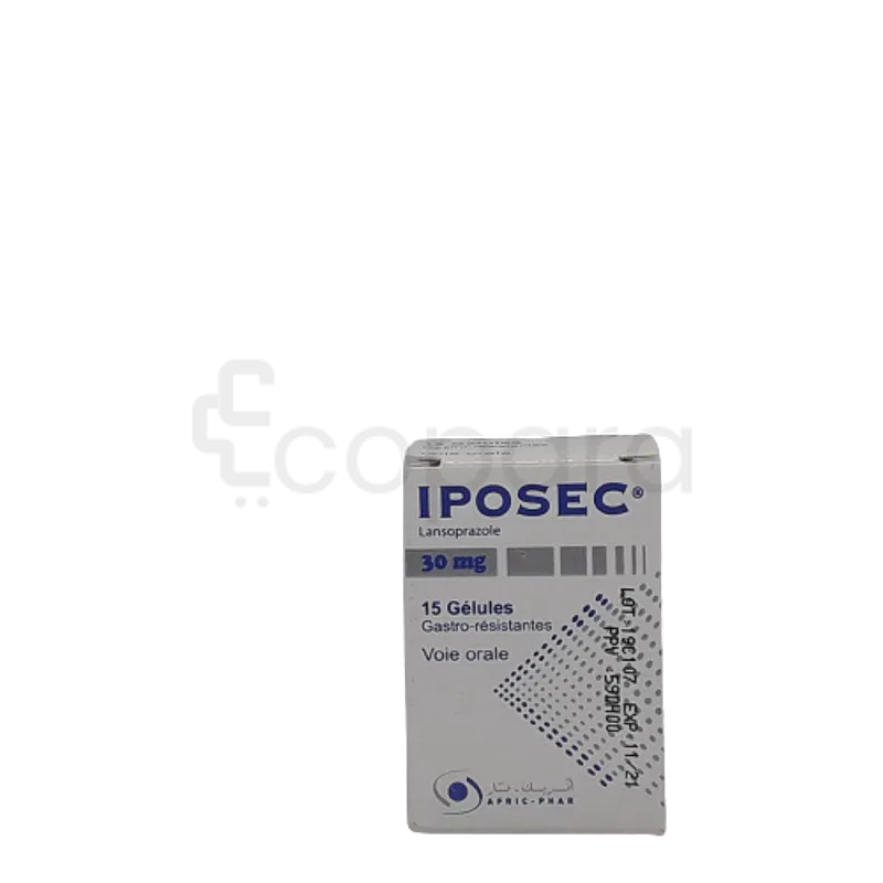 IPOSEC 30MG BOITE DE 15 GELULES