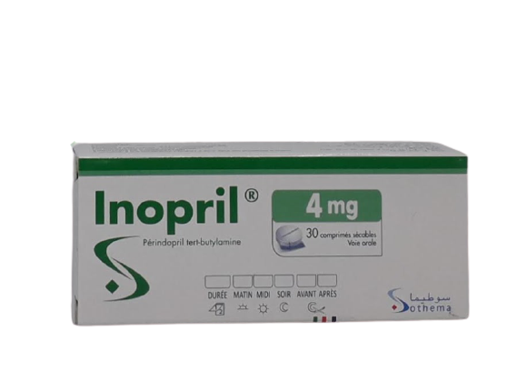 INOPRIL 4MG BOITE DE 30 COMPRIMES SECABLES