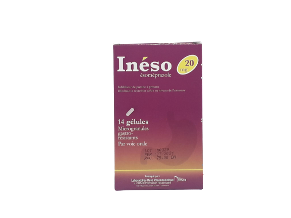 INESO 20MG BOITE DE 14 GELULE
