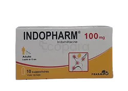 INDOPHARM 100MG BOITE DE 10 SUPPOSITOIRES
