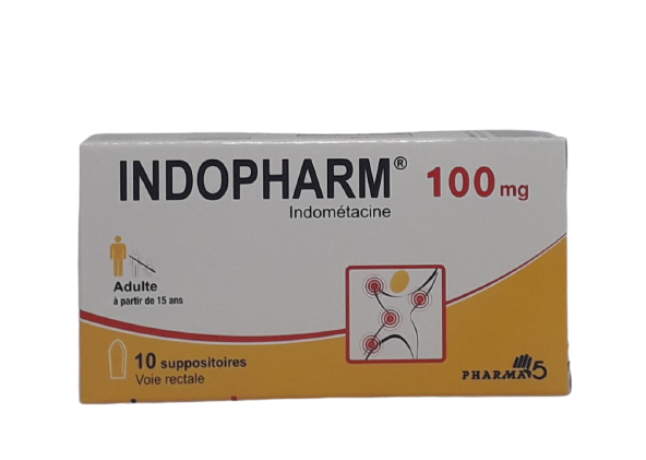 INDOPHARM 100MG BOITE DE 10 SUPPOSITOIRES