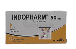INDOPHARM 50MG BOITE DE 10 SUPPOSITOIRES