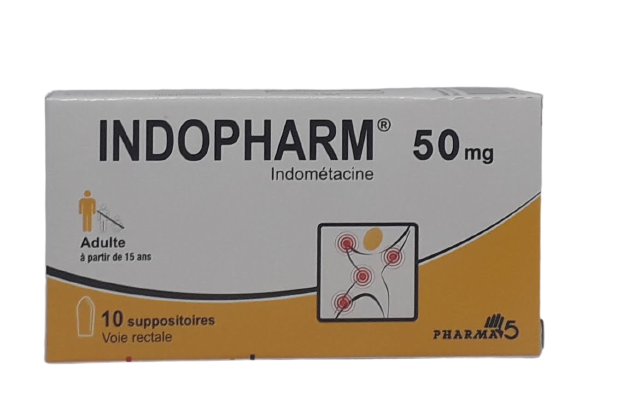 INDOPHARM 50MG BOITE DE 10 SUPPOSITOIRES