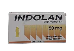 INDOLAN 50MG BOITE DE 10 SUPPOSITOIRES REFERENCE 900131